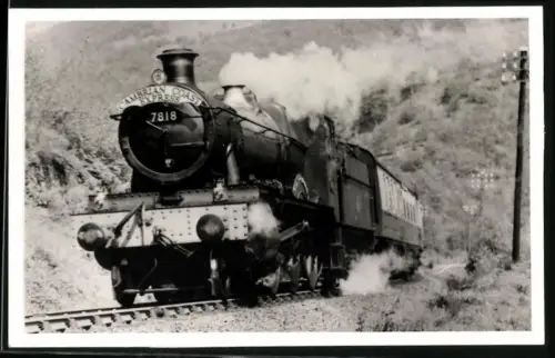 Fotografie britische Eisenbahn Cambrian Coast Express No. 7818