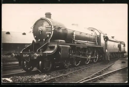 Fotografie britische Eisenbahn L.S.W.R. 4-6-0 No. 741
