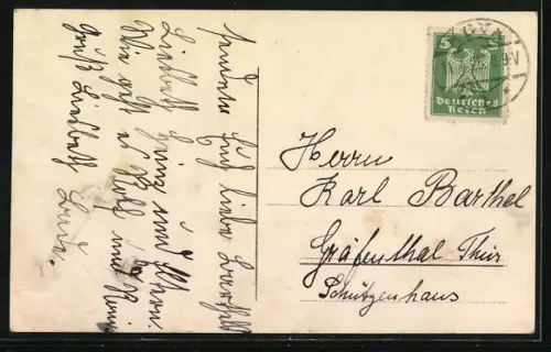 Foto-AK Photochemie Berlin Nr. 5225-4: Zwei Kinder mit einem Korb voller Ostereier