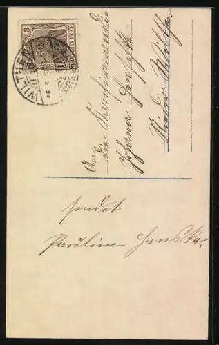 AK Glückwünsche zur Konfirmation, Junge Dame mit Gebetsbuch