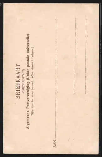 AK Keesje van Domburg, Niederländischer Mann in Tracht