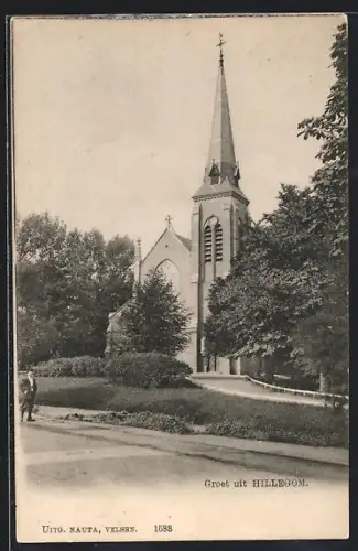 AK Hillegom, Blick zur Kirche