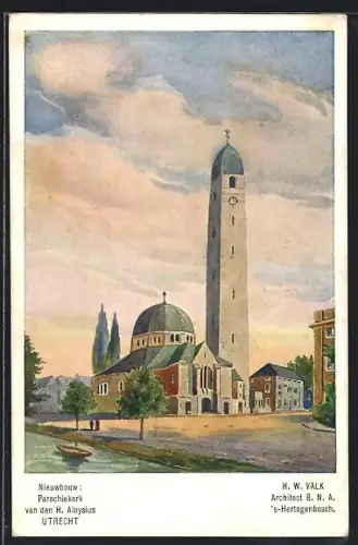 Künstler-AK Utrecht, Parochiekerk