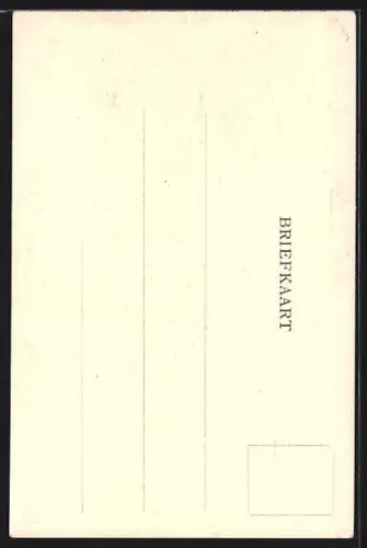 Künstler-AK Henri Cassiers: Woudrichem, Kirche im Winter