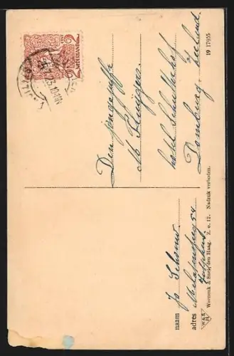 AK Zutphen, Proostdijsteeg met St. Walpurgskerk