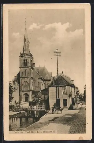 AK Boskoop, Ned. Herv. Kerk. Dorpsstr.