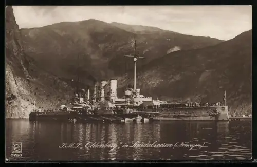 AK Linienschiff Oldenburg in Laerdalsoeren