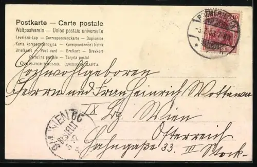 AK Passagierschiff Prinz Regent Luitpold des Nordd. Lloyd in voller Fahrt