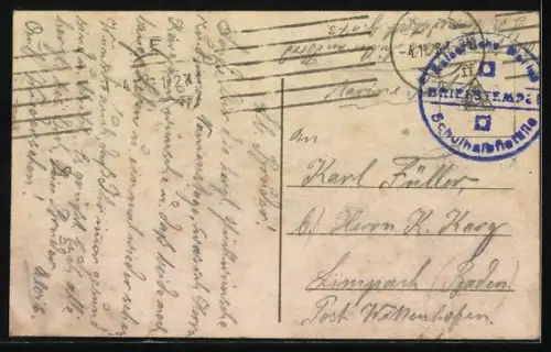 Künstler-AK Grosse Kreuzer passieren die Unterelbe