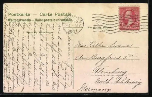 AK Passagierschiff Pennsylvania auf hoher See