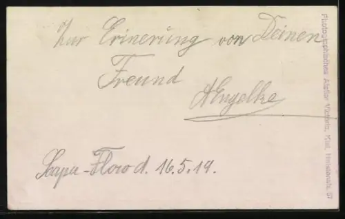 Foto-AK Matrosen der I. Torpedo-Division während der infanteristischen Ausbildung