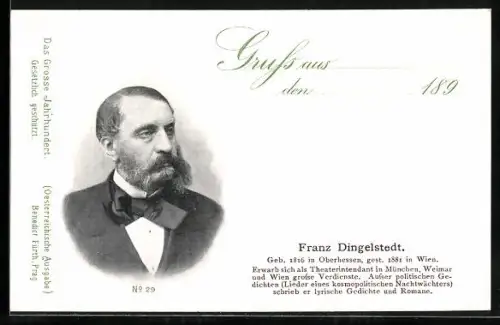 AK Theaterintendant Franz Dingelstedt