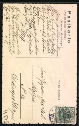 Präge-AK Friedrich von Schiller im Porträt