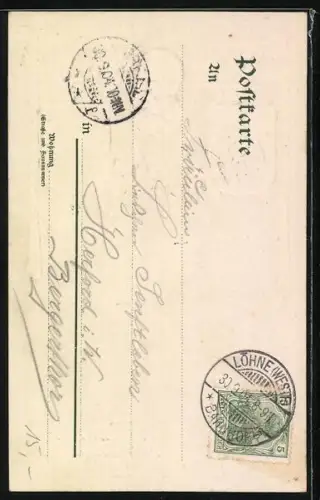 AK Dichter Franz Dingelstedt, Portrait auf Medaille, Text An der Weser, Wappen und gekreuzte Schwerter