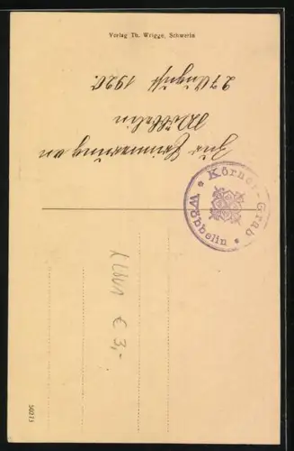 Künstler-AK Theodor Körner in Uniform im Porträt