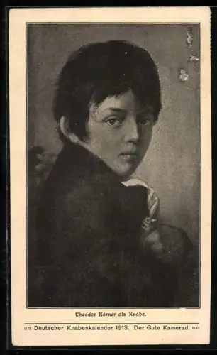AK Theodor Körner als Knabe