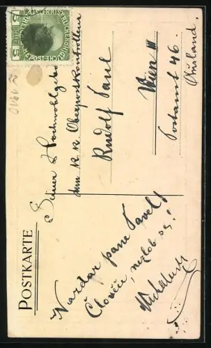 AK Theodor Körner als Knabe