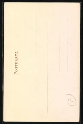 AK Junge mit Hut steht am Meer mit Segelschiffen im Hintergrund, Jugendstil