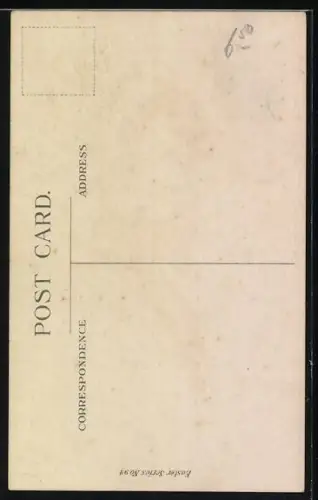 AK Junge Dame überbringt Ostergrüsse, Jugendstil