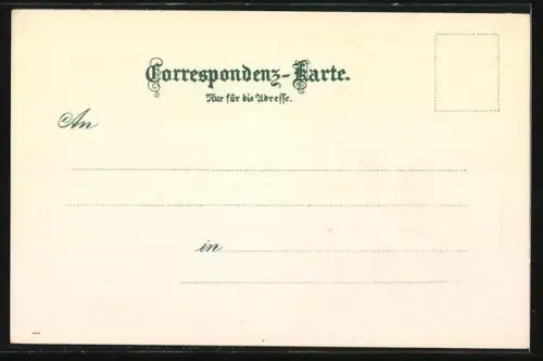 AK Komponist Johannes Brahms, Porträt im Profil