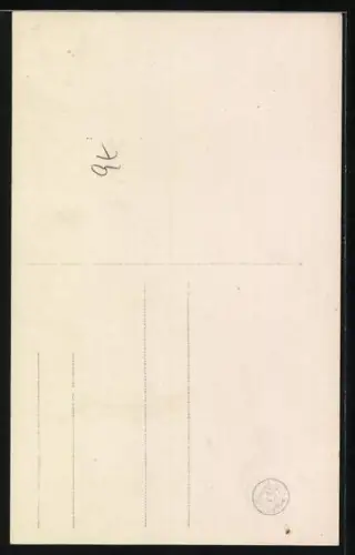 AK Komponist Franz Liszt, Porträt im Profil