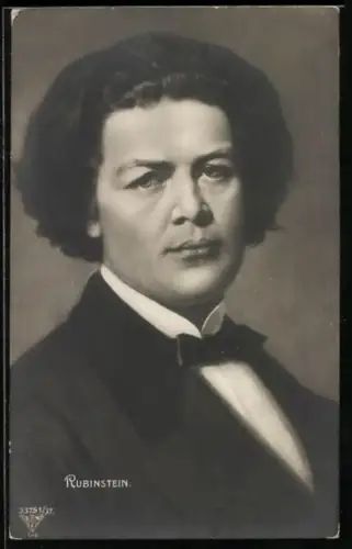 AK Rubinstein, Porträt mit Fliege