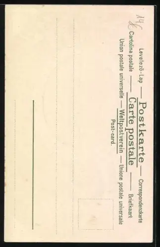 Präge-AK Porträt eines jungen Mädchens mit roter Schleife