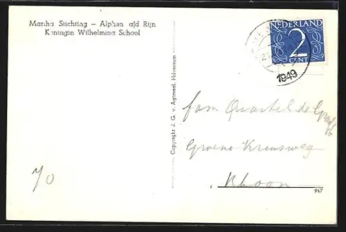 AK Alphen a/d Rijn, Marcha Stichting, Koningin Wilhelmina School