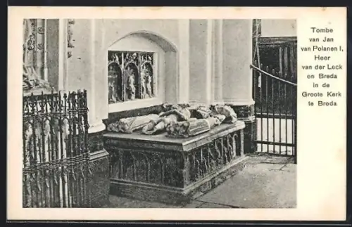 AK Breda, Groote Kerk, Tombe van Jan van Polanen I.