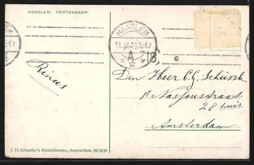 AK Haarlem, Hertenkamp, Reeen