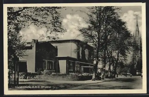 AK Hilversum, K. R. O. Studio, kerk