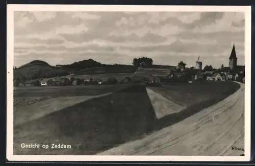 AK Zeddam, Ortsansicht vom Ortseingang aus