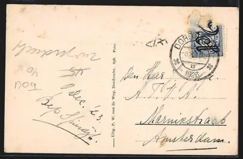 AK Dordrecht, Riviergezicht bij avond