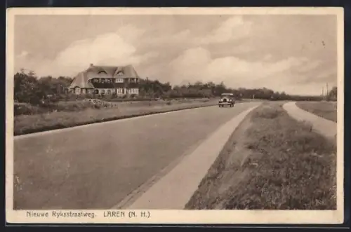 AK Laren /N. H., Nieuwe Ryksstraatweg