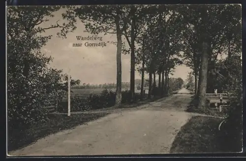 AK Gorredijk, Wandelweg naar Gorredijk