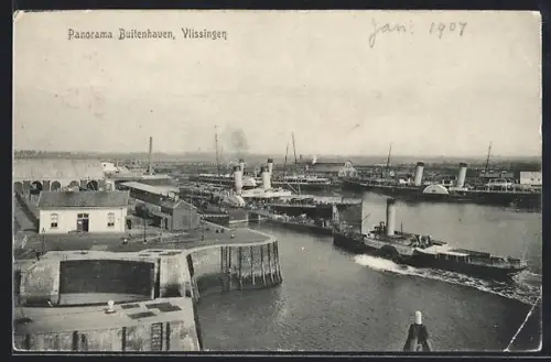 AK Vlissingen, Panorama Buitenhaven