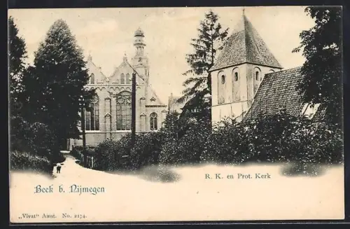 AK Beek b. Nijmegen, R. K. en Prot. Kerk