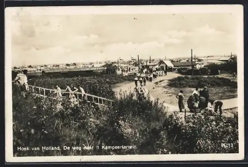 AK Hoek van Holland, De weg naar `t Kampeerterrein