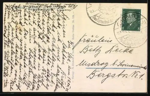 AK Linienschiff Schlesien in voller Fahrt