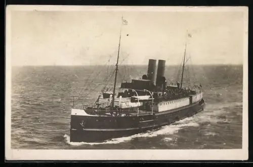 Foto-AK Dampfer Grüssgott d. Norddeutscher Lloyd