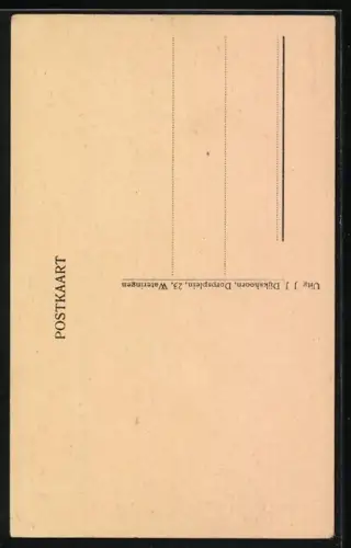 AK Wateringen, Dorpsplein met Ned. Herv. Kerk