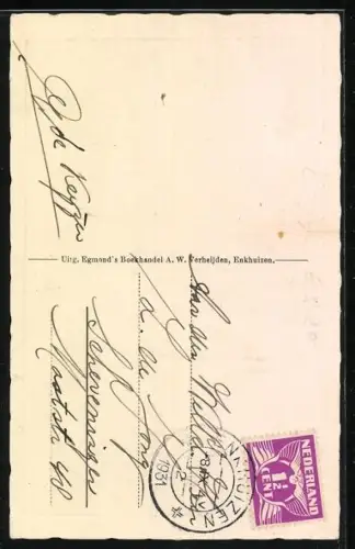 AK Enkhuizen, Oude pakhuizen a. d. Ruipersdijk