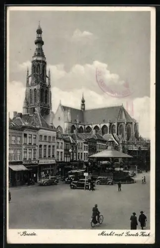 AK Breda, Markt met Groote Kerk
