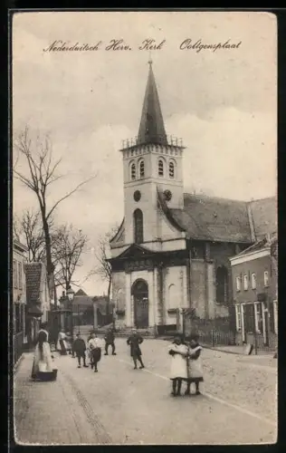 AK Ooltgensplaat, Nederduitsch Herv. Kerk