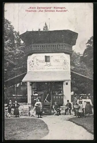 AK Nijmegen, Klein Zwitzerland, Theehuis Zur Schönen Auszicht