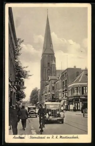 AK Arnhem, Streenstraat en R. K. Martinuskerk