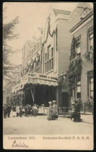 AK Utrecht, Lustrumfeest 1911, Studenten-Societeit PHRM