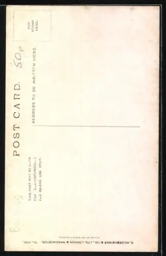 Künstler-AK M. Billing: Korb voller Kirschen, Stilleben