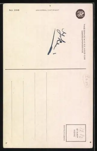 Künstler-AK Philip Boileau: My Boy. Mädchen herzt ihren Bruder