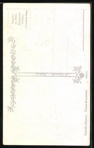 Künstler-AK Guardia Svizzera, Tenuta di quartiere, Soldat der schweizer Garde